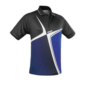 Μπλούζα Πινγκ-Πονγκ Tibhar Cab Black/Blue Μπλούζα Πινγκ-Πονγκ Tibhar Cab Black/Blue