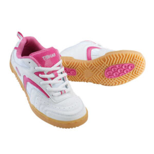 Παπούτσια Πινγκ-Πονγκ Tibhar Progress Lady Άσπρο/Ροζ
