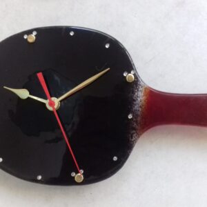 TABLE TENNIS RACKET WATCH MADE OF GLASS