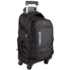 Τσάντα Tibhar Trolley Backpack Μαύρη