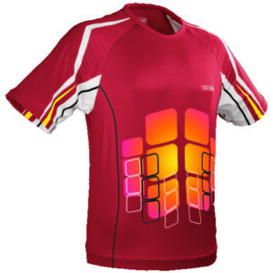 Μπλούζα Πινγκ-Πονγκ Tibhar Cube Red/Yellow Μπλούζα Πινγκ-Πονγκ Tibhar Cube Red/Yellow